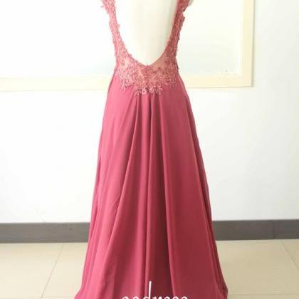 Burgundy Lace Prom Homecoming Gown Pageant Gown..