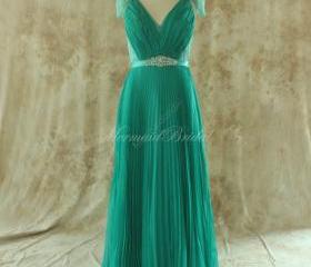 Open Back Chiffon and Lace Sexy Gowns Azalea